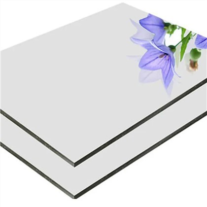 Material de decoração de parede PVDF painel composto de alumínio de 4 mm